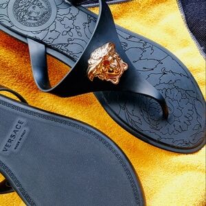 Versace flip flops